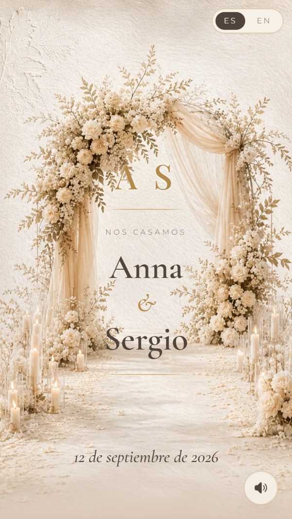 Cabecera de la invitación Adventurous Elegance