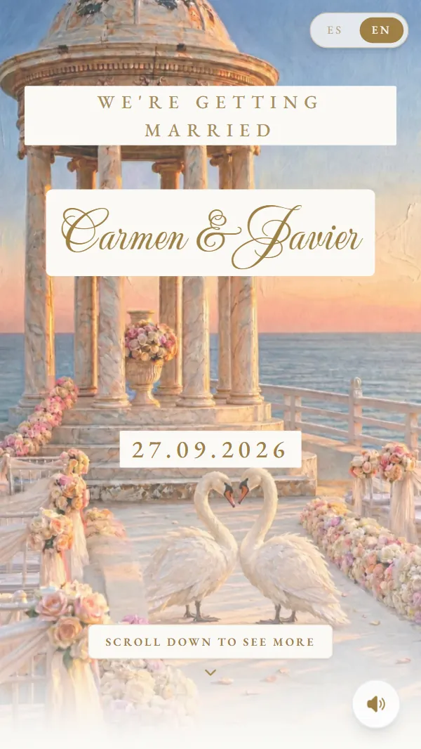 Header of the Lujo Neoclásico invitation
